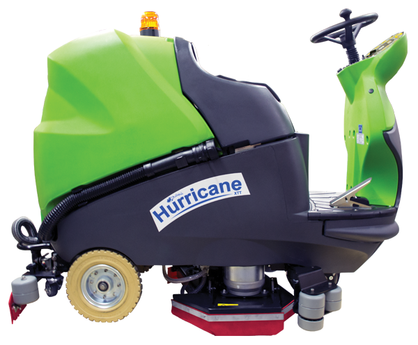 36" Dustbane® Hurricane 900 XTT™ Ride-on Scrubber, 36V Battery