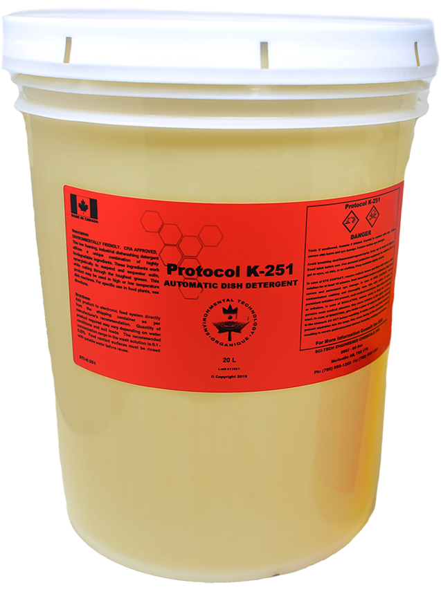 Apple Brand 4L Protocol K-251 Liquid Dish Detergent, Concentrate
