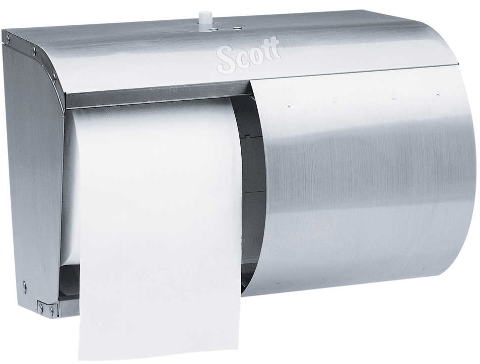 Scott® Pro™ Coreless, DoubleRoll Toilet Paper Dispenser, Stainless