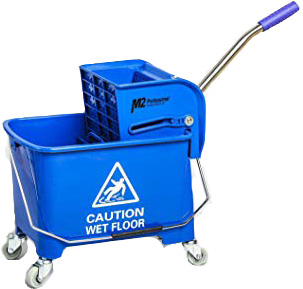 20L/22qt Junior™ Sidepress Wringer & Bucket Combo, Blue, Set