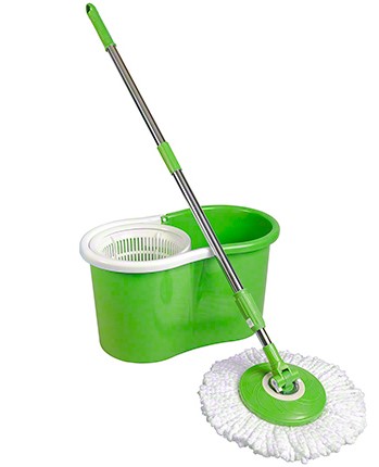 M2® 360° EasySpin™ Mop Express Mop & Bucket Combo, Lime Red
