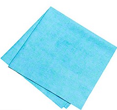 16"x16" M2@ Q-Star™ Microfiber Cloth, All Purpose, Polyester, Blue