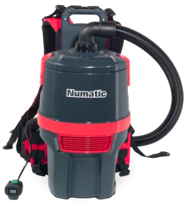 NaceCare® Lattitude RBV150NX™ Backpack Battery Vacuum, 300 W, 6 Qt Cap