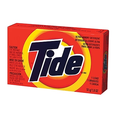 51g Tide™ Powder Laundry Detergent For Vending Machines, Single Use