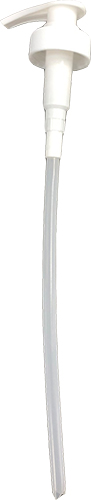 12" Purize® Bottle Pump, fits 4 & 5 L Bottles, Plastic, White