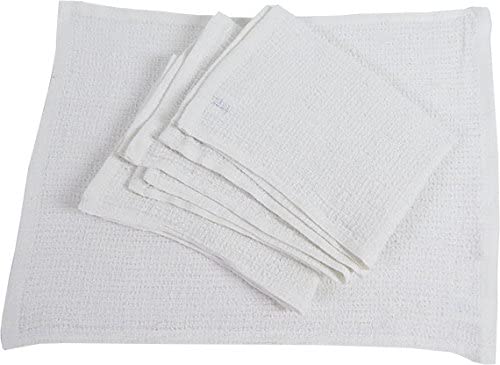 26oz All-Purpose Terry Towel Cleaning Cloths, White, 12/pk, 16"x19"