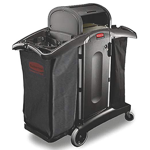 Rubbermaid® Executive High Security Compact Housekeeping Cart W/Hood