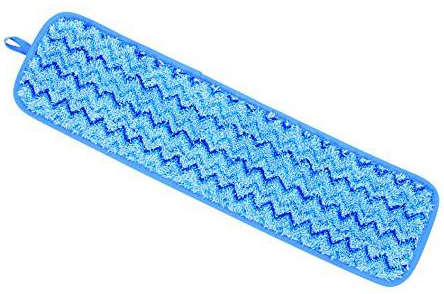 18" Rubbermaid® HYGEN™ Microfiber Wet Mop Pad, Blue