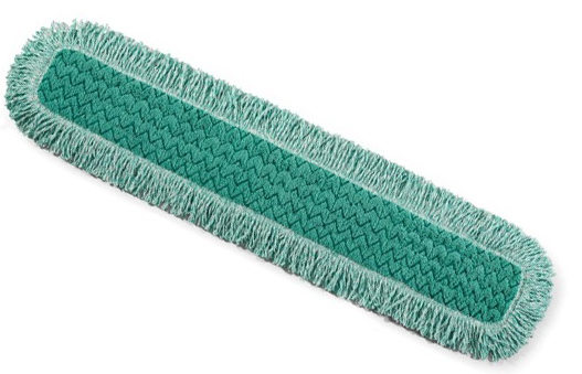 Rubbermaid Hygen Dry Dusting Mop Heads with Fringe, 36, Microfiber, Green