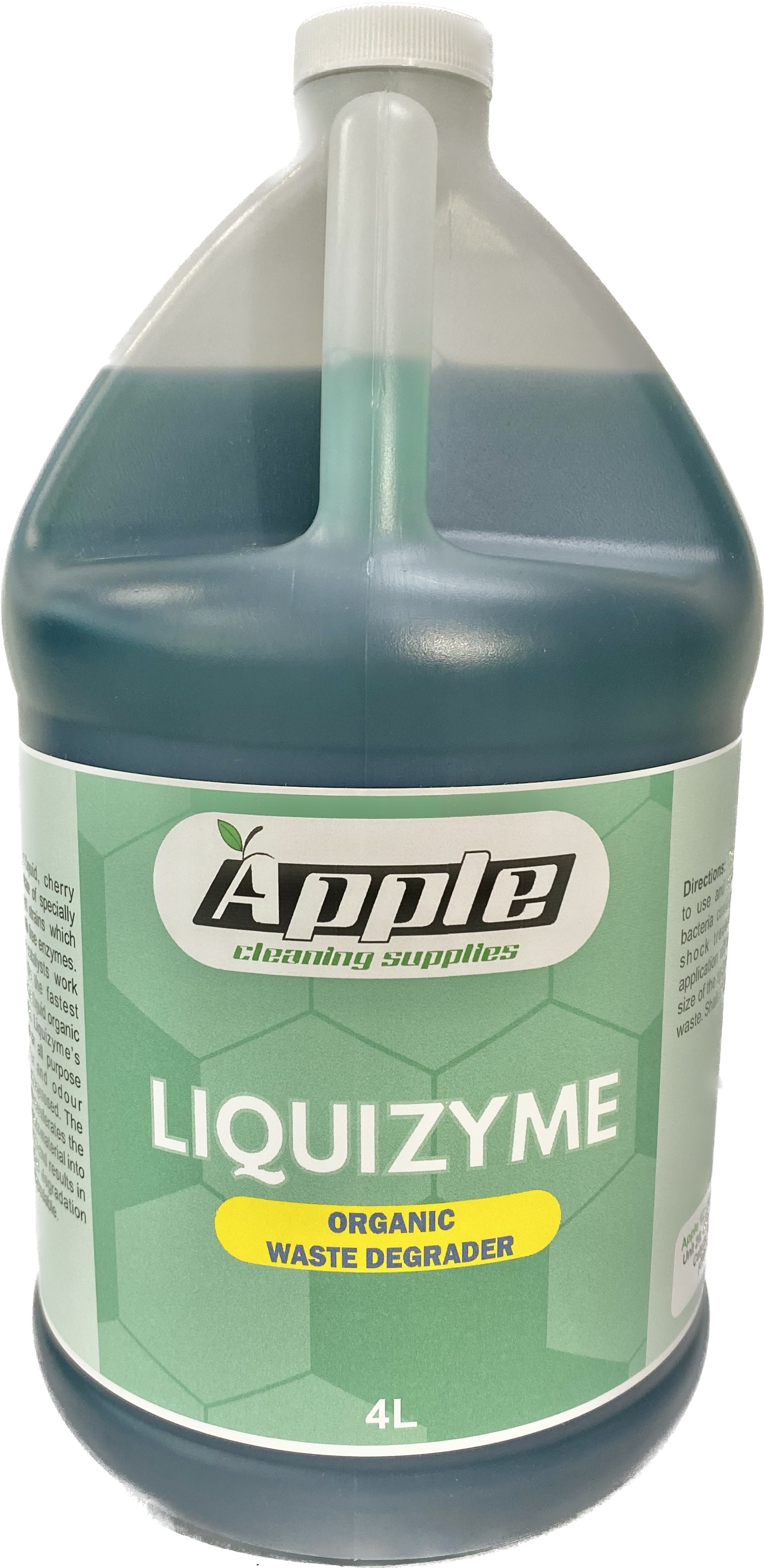 Apple Brand 4L Liqui-Zyme Organic Waste & Odor Eliminator, Concentrate
