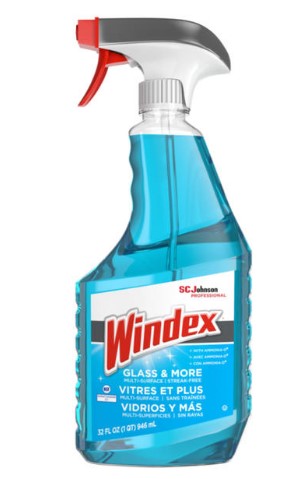 946mL Windex® Glass & More™ Multi Surface Cleaner, RTU, Spray Bottle