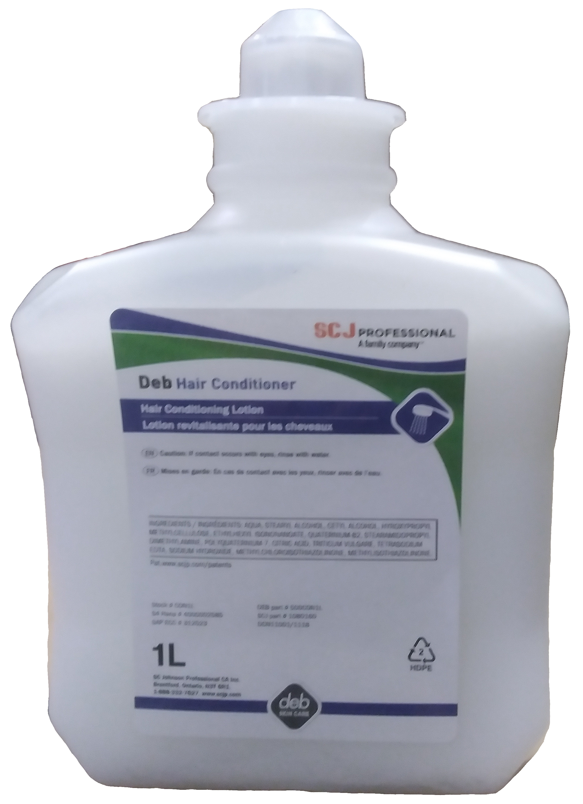 1L deb® Nourishing Hair Conditioner, Refill for deb® Dispensers, 8/Cs