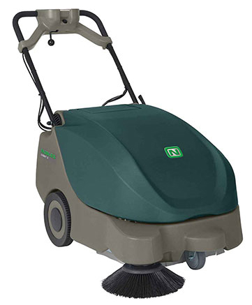24" Nobles® Scout 5™ Compact Battery Walk-Behind Sweeper