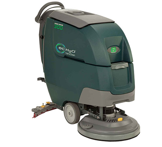 17" Nobles® Speed Scrub 300™ High Performance Walk-Behind Scrubber