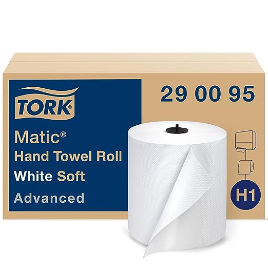 Tork® Soft Matic® Hand Towel Roll, 1-Ply, White, 900'