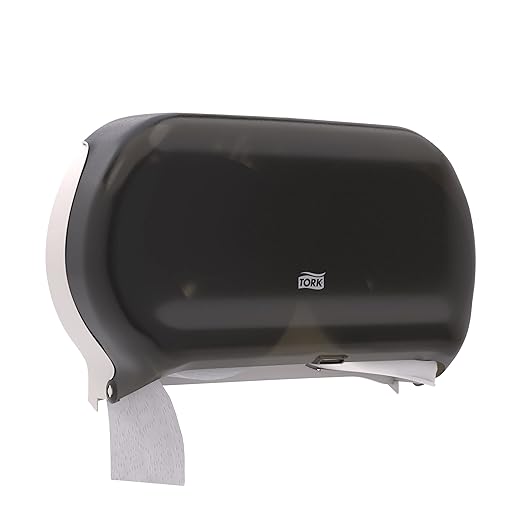 TORK® Horizontal Househould Toilet Paper Dispenser, Black
