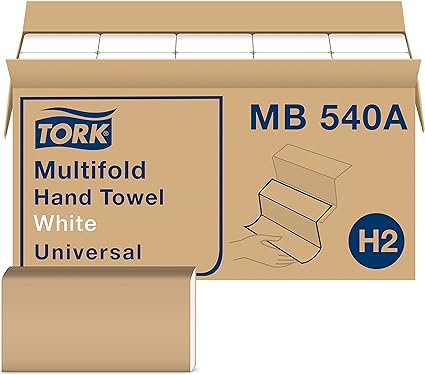 TORK UNIVERSAL MULTIFOLD TOWEL WHITE (16/250)