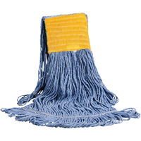 L Super Looper™ Wide Band Mop Head, Polyester/Rayon Blend, Blue