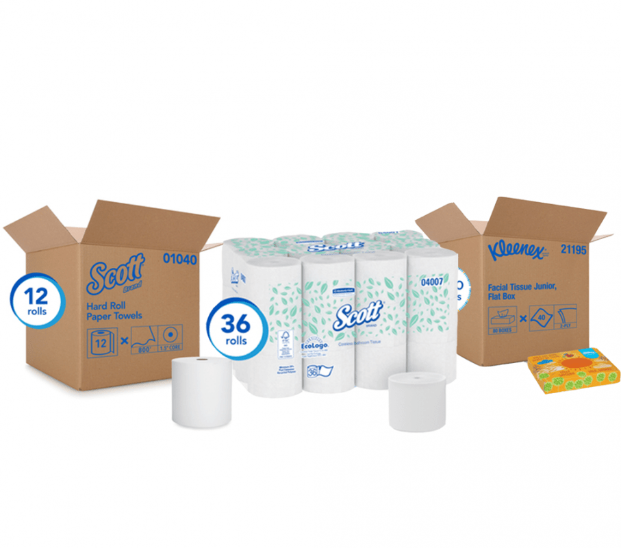 Green Initiative 4 Assorted Scott paper products