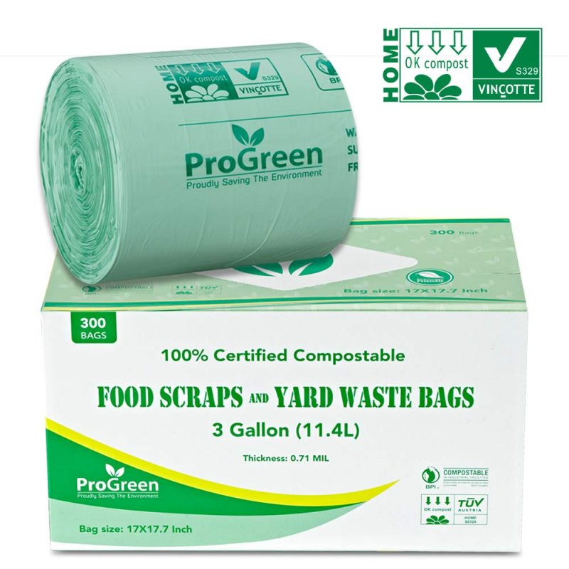 Green Initiative 5 ProGreen compostable bags