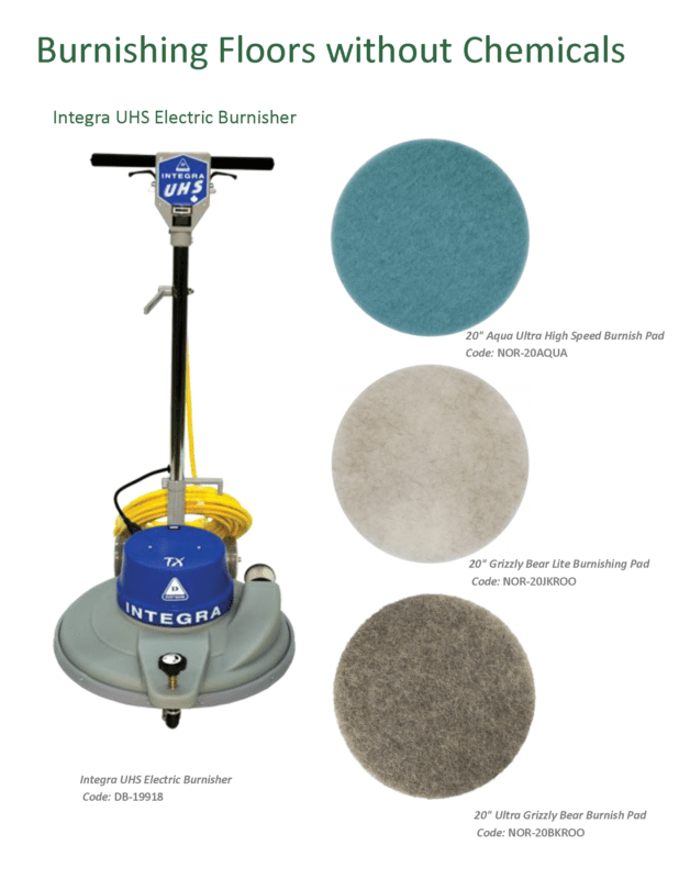 Floor Stripping & Burnishing Tools at Apple Cleaning Supplies 9 Burnishing Floors