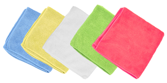 Small janitorial supplies that make a huge impact 2 microfibre cloths
